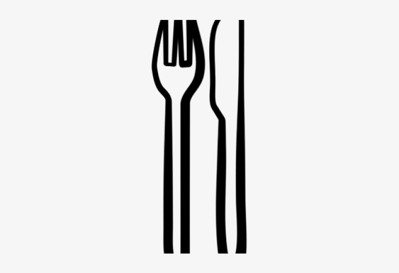 Cartoon Knife And Fork - Cartoon Fork And Knife Clipart, transparent png #3106666