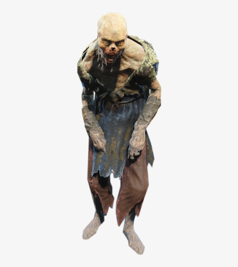 Fo4 Feral Ghoul - Soldier, transparent png #3107358