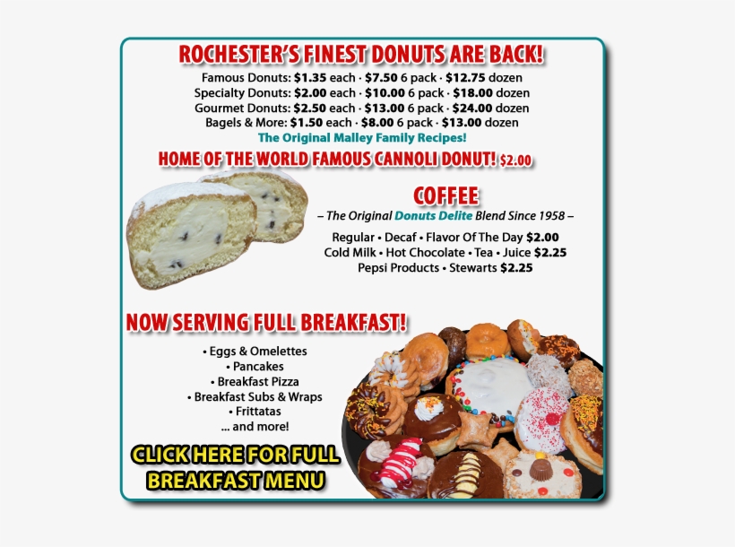 Salvatore's At The Historic Donuts Delite Building - Donuts Delite, transparent png #3107596