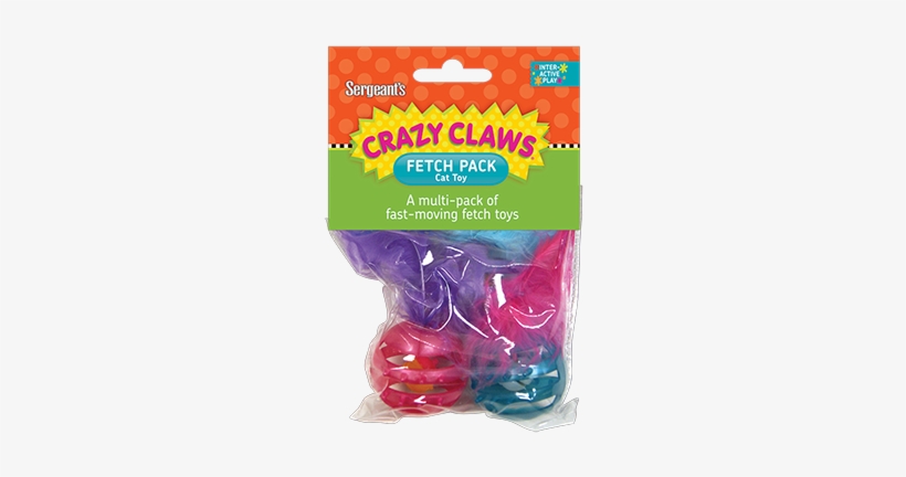 35467 Img G001109 1 Web Med - Sergeants Crazy Claws Cat Toy, Ball, transparent png #3107798