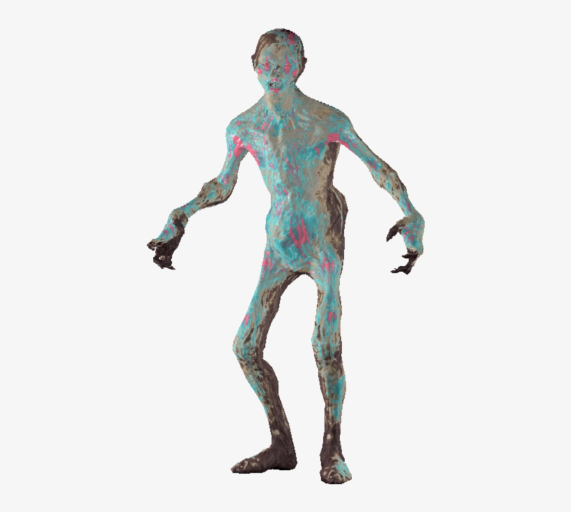 Charred Painted Ghoul - The Vault, transparent png #3107922
