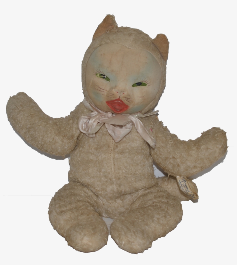 Old Doll Cat Toy Stuffed Dreamie Cat Adorable Stuffed - Old Doll Transparent, transparent png #3108026