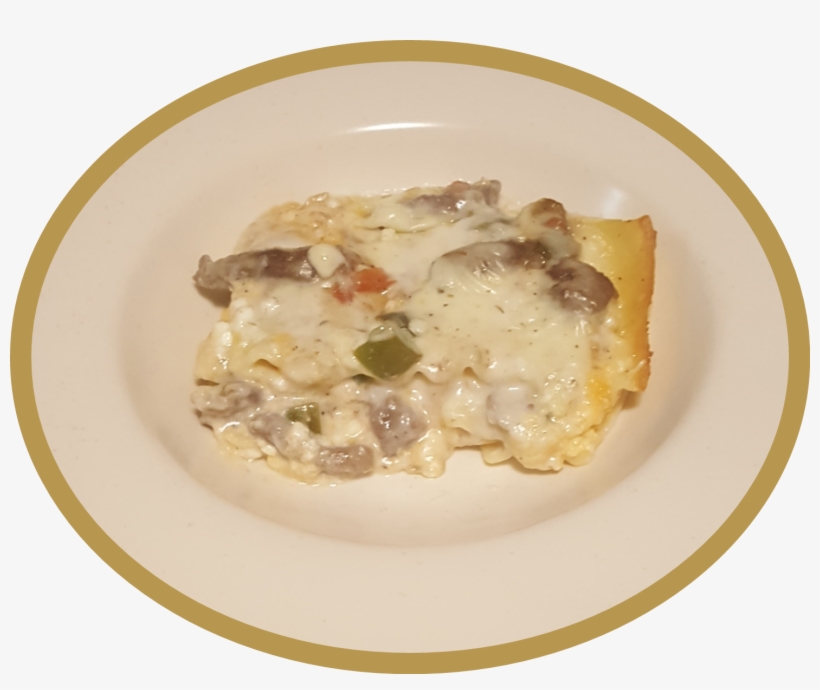 Along With This Recipe For Philly Cheese-steak Lasagna - Sausage Gravy, transparent png #3108394