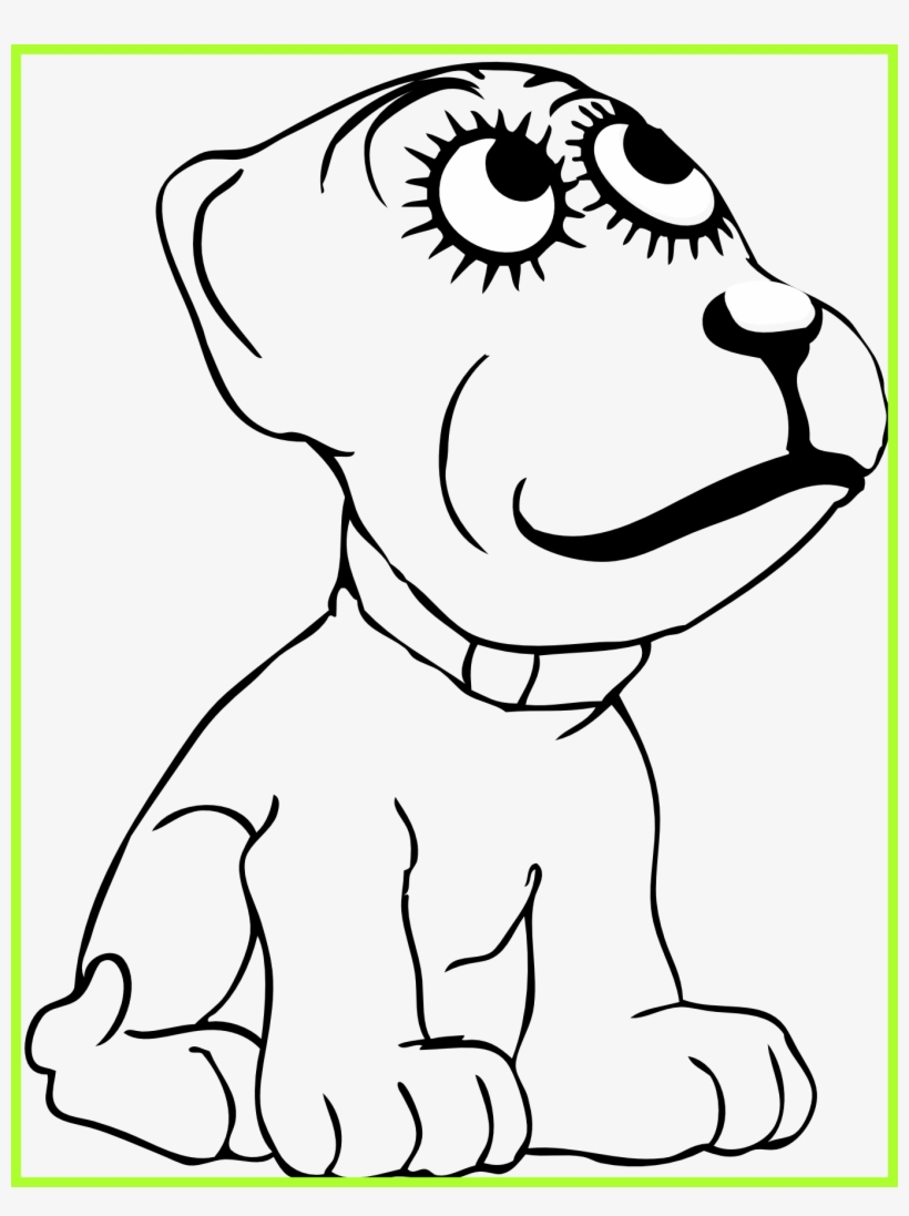 Best An Alerted Boxer Dog Image For Cartoon Clipart - Cartoon Dogs Black And White Png, transparent png #3108645