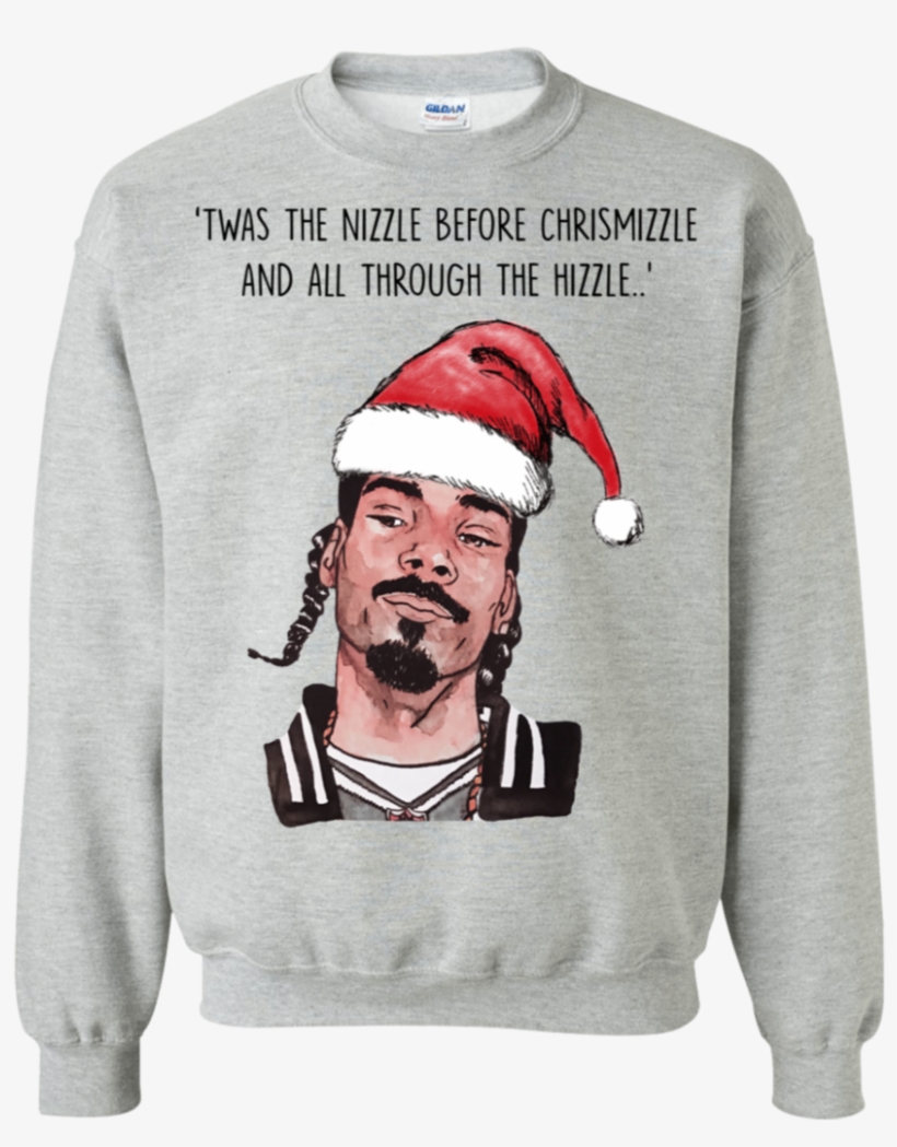 Twas The Nizzle Before Chrismizzle And All Through - Snoop Dogg Christmas Jumper, transparent png #3108864