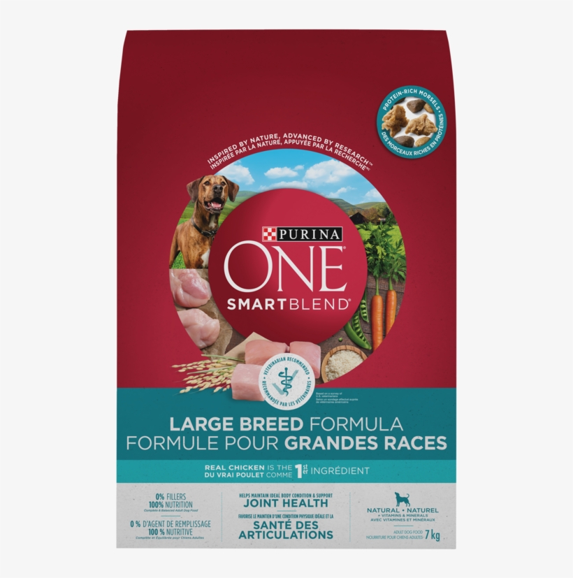 Purina One® Smartblend® Large Breed Dog Food - Purina One Smartblend True Instinct Classic Ground, transparent png #3109054