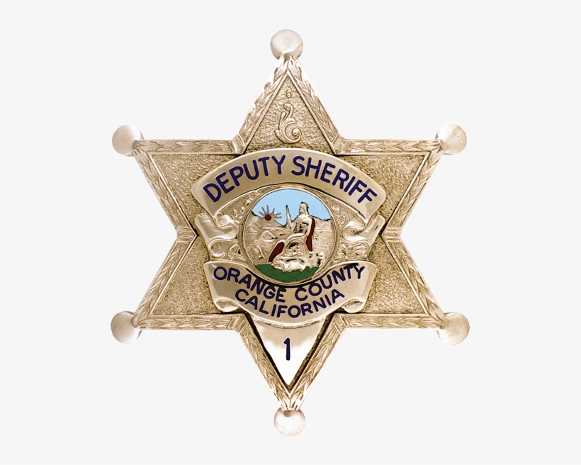 Badge Number - Orange County Sheriff's Department Badge, transparent png #3109250