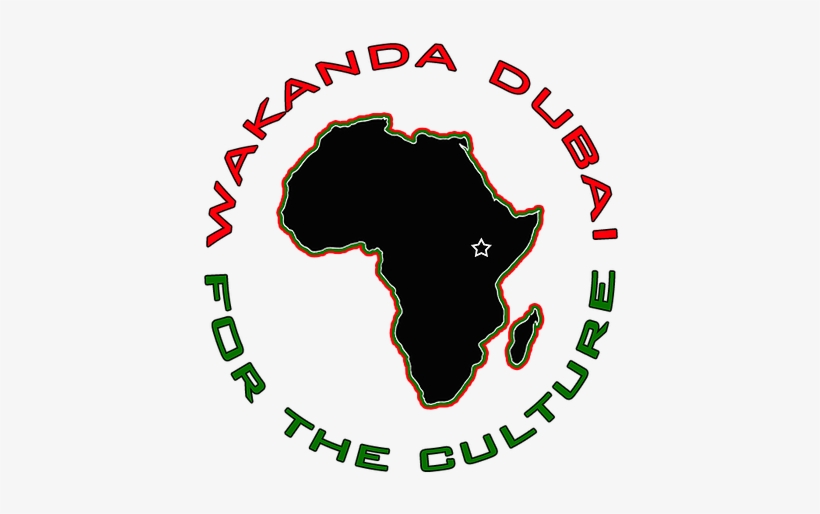 Wakandadubai Logo[black] - Illustration, transparent png #3109274