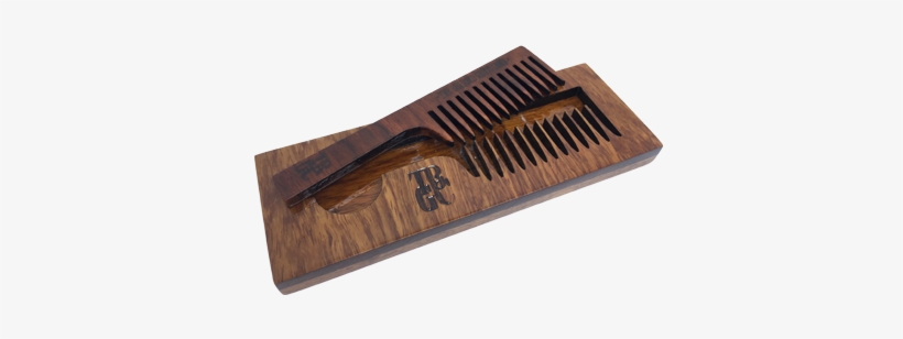 Custom Designed Bamboo Wooden Beard Combs Wholesale - Comb, transparent png #3109297