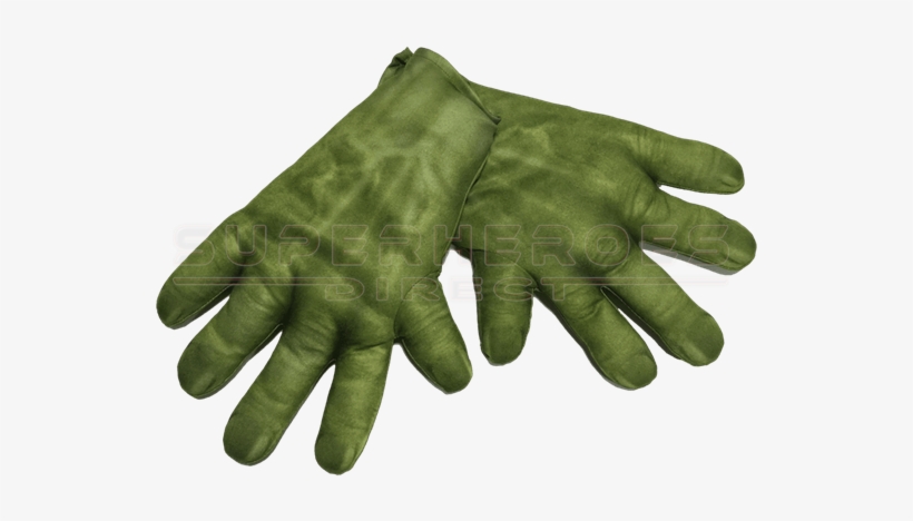 Adult Avengers 2 Hulk Gloves - Avengers Age Of Ultron Hulk Gloves, transparent png #3109364