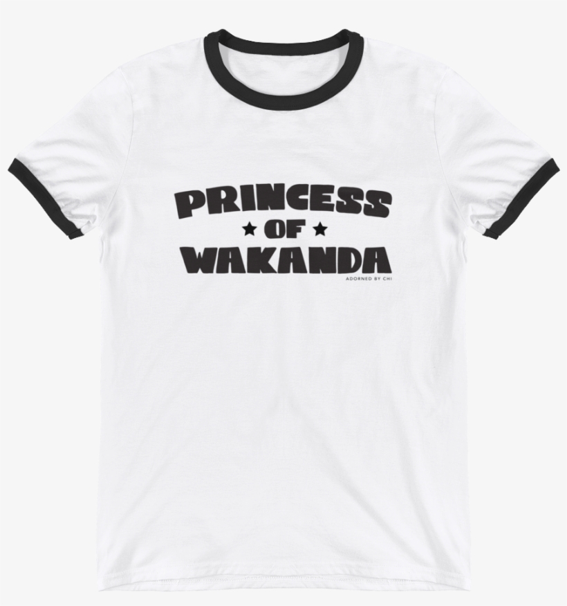 Adorned By Chi S "princess Of Wakanda" Unisex Ringer - Wakanda Princess Shirt, transparent png #3109483