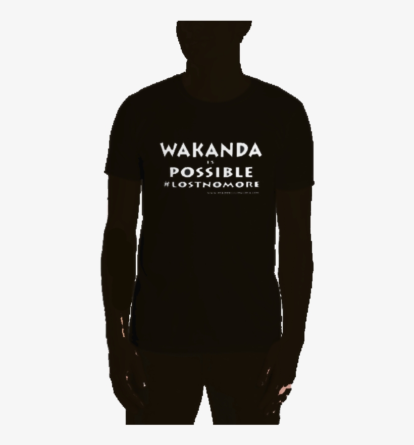 L Wakanda Tee - Long-sleeved T-shirt, transparent png #3109511