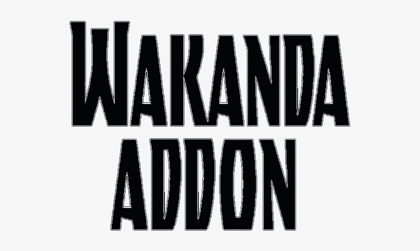 Wakanda Addon Logo - Logo, transparent png #3109585