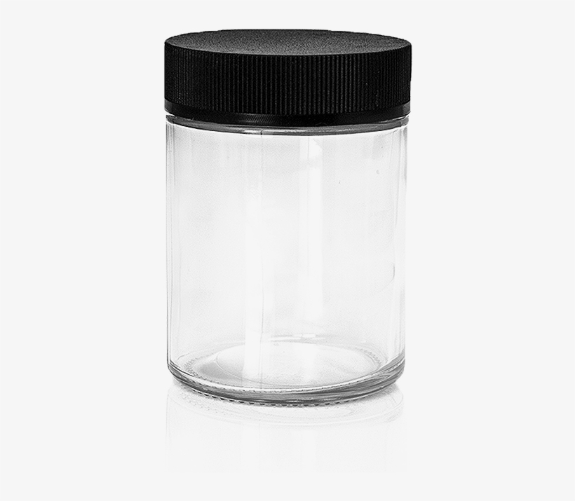 4oz Child Resistant Glass Jars With Lids, 53mm Child - Jar, transparent png #3109760