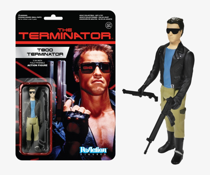 T-800 Terminator Reaction Figure - Funko Reaction T-800, transparent png #3109815