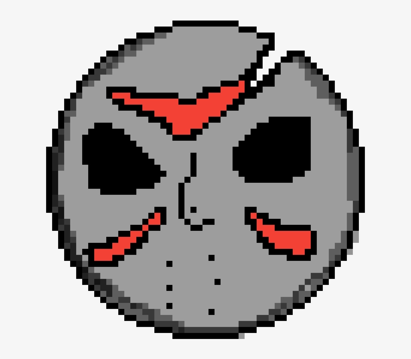 Jason Vorhees Mask - Pixel Art Gradient, transparent png #3109816