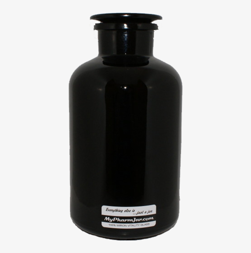 Miron Glass Curing Jar - Miron Uv Glass Ultraviolet Glass Herb Storage Jar 1/2oz, transparent png #3109851