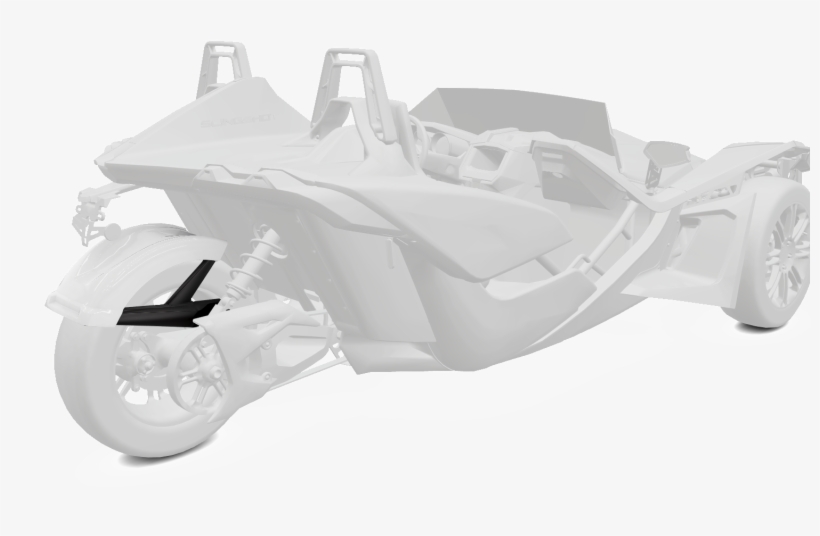 265mm Rear Fender - White Lightning, transparent png #3109937