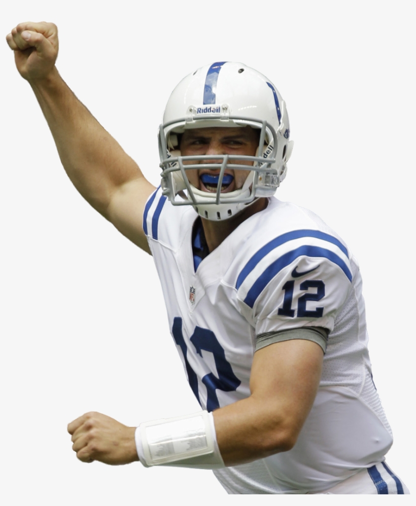 Posted Image - Print: Andrew Luck 2012 Action, 8x10in., transparent png #3110103