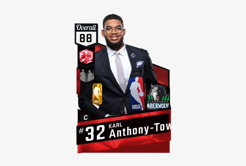 Roty Karl Anthony-towns - Pink Diamond Kevin Love, transparent png #3110300