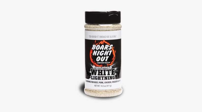 White Lightning - Boar's Night Out White Lightning Bbq Rub, transparent png #3110403