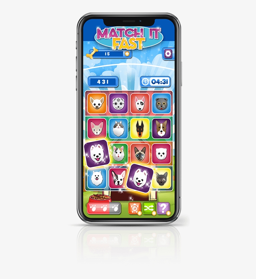 The Puppies Are Ready To Play Are You - Match It Fast, transparent png #3110711