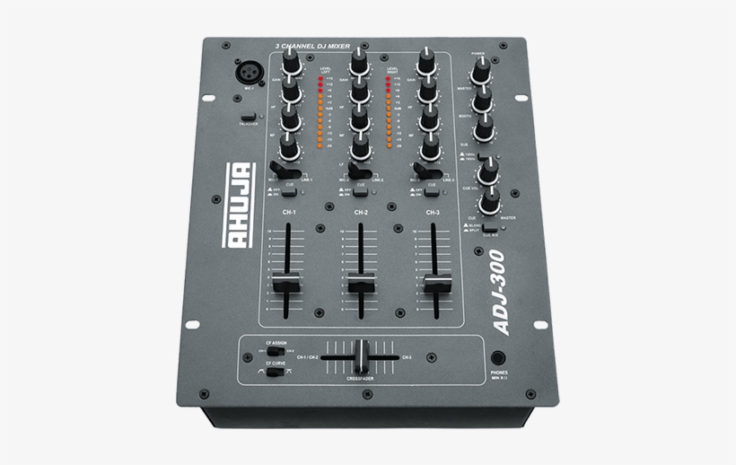 Ahuja Adj-300 Dj Mixers System - Ahuja Dj Mixer Price, transparent png #3110821