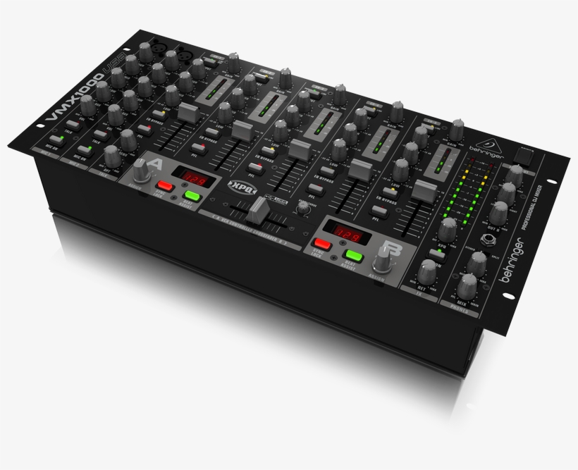Behringer Pro Mixer Vmx1000usb Professional 7 Channel - Behringer Vmx1000usb Dj Mixer, transparent png #3110982