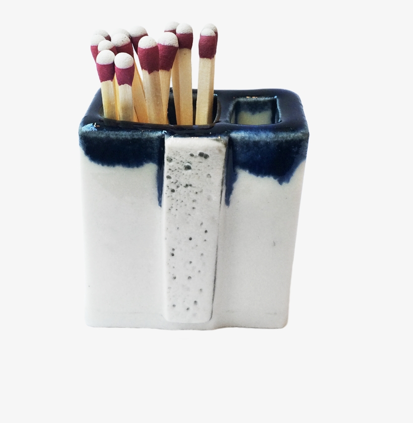 This Handmade Ceramic Match Striker Features A Section - Match, transparent png #3111131