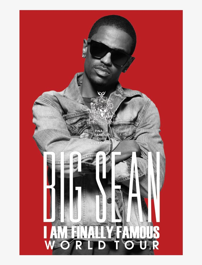 Big Sean Tour Poster - Big Sean, transparent png #3111181