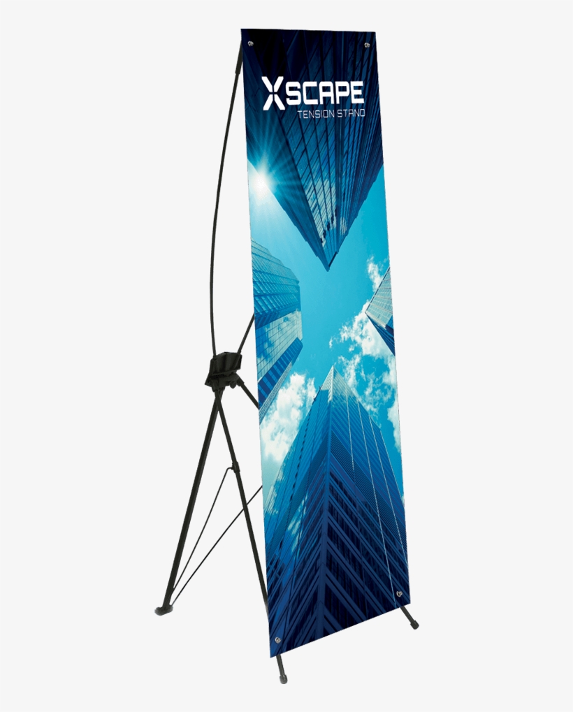 Vertical Banner Display, Vertical Banner Display Suppliers - Xscape Tension Exhibition Banner Stand, transparent png #3111187