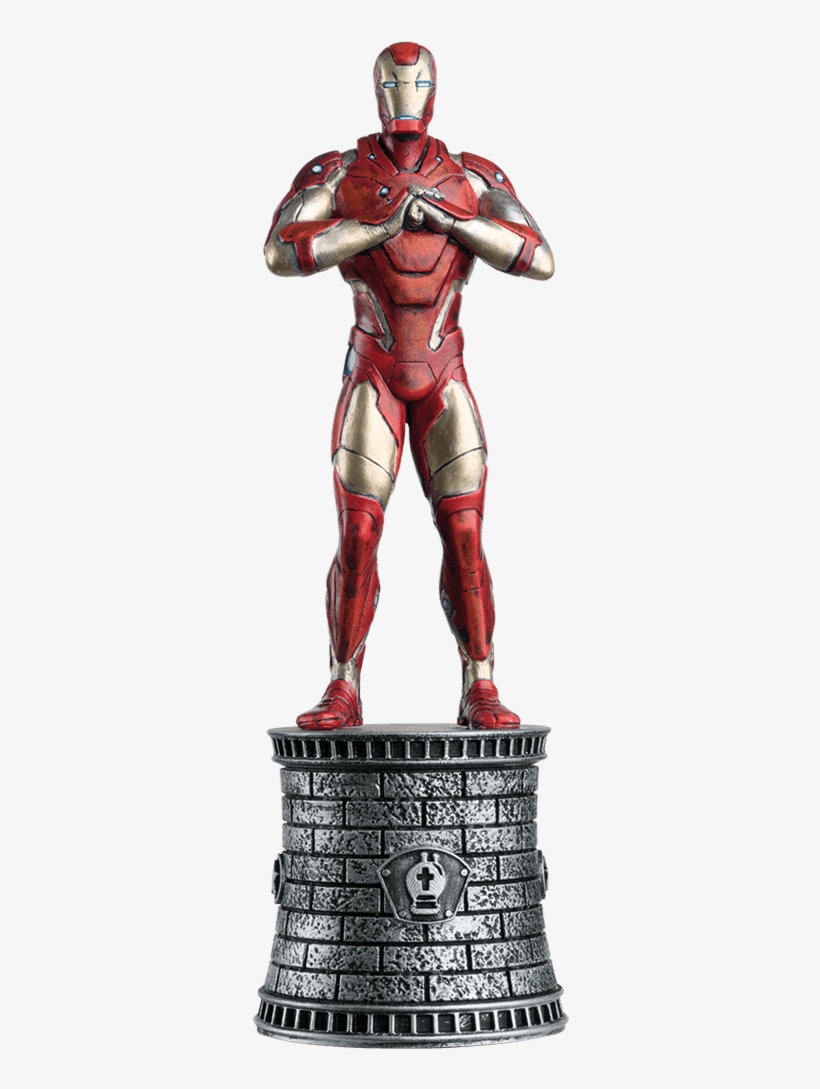 Iron Man White Bishop - Iron Man Chess Eaglemoss, transparent png #3111230