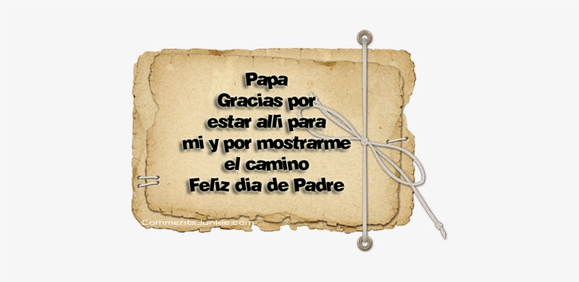 Inspirational Memorial Day Poem For Grandpa - Happy Fathers Day Message In Spanish, transparent png #3111231