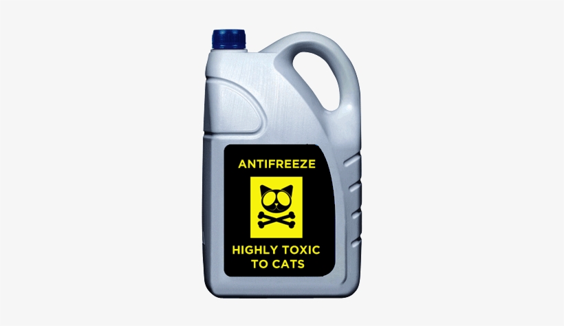 Dogs And Children Are Said To Be Attracted By Ethylene - Antifreeze Bottle, transparent png #3111783