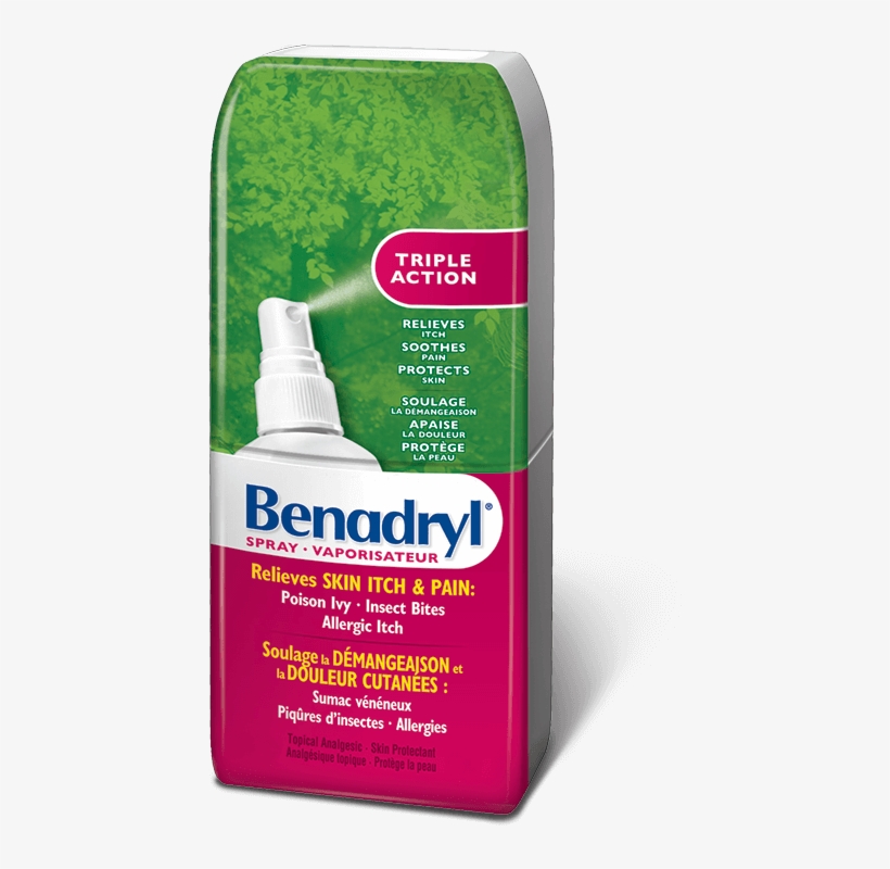 Benadryl® Itch Spray - Benadryl Bug Bite, transparent png #3111879