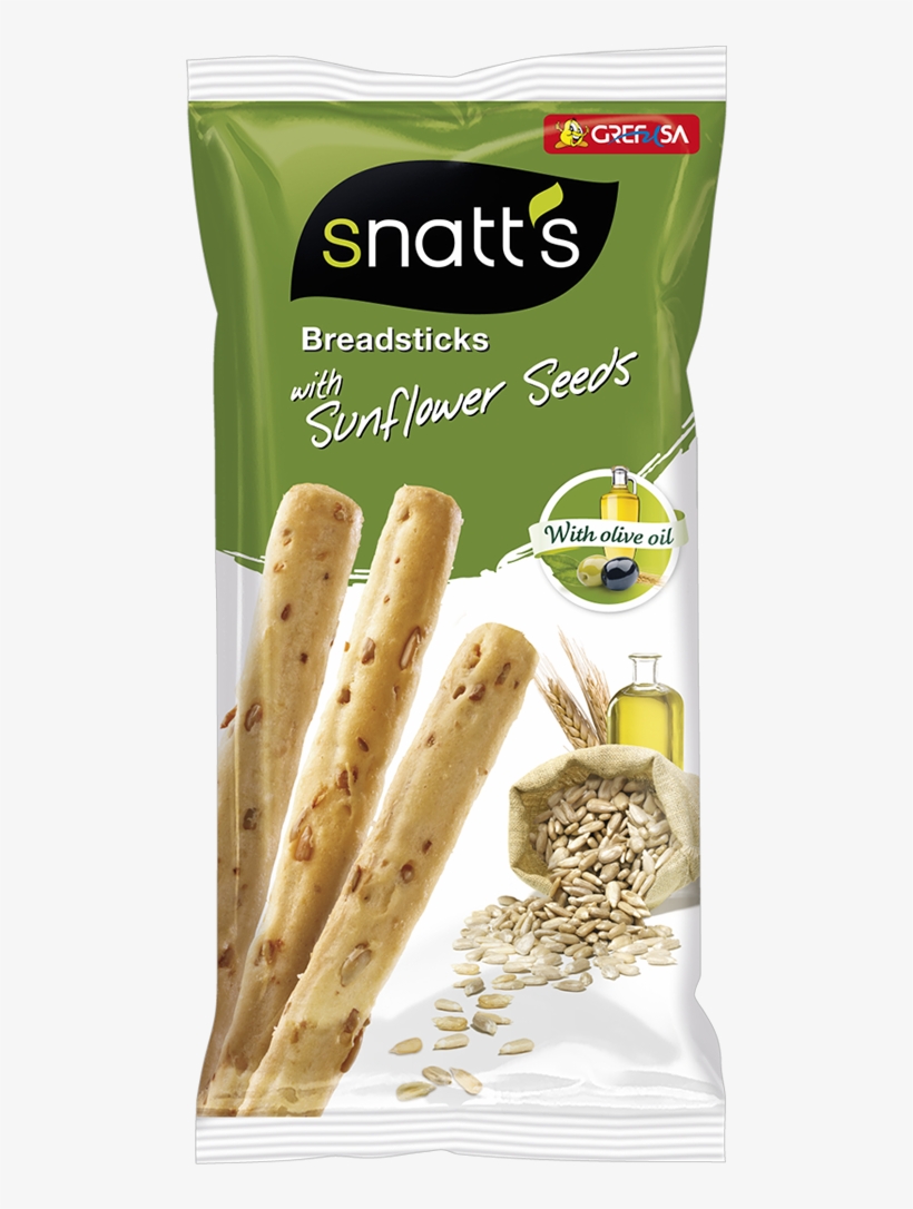 Breadsticks With Sunflower Seeds And Olive Oil - Pan De Pipas Mercadona, transparent png #3112179