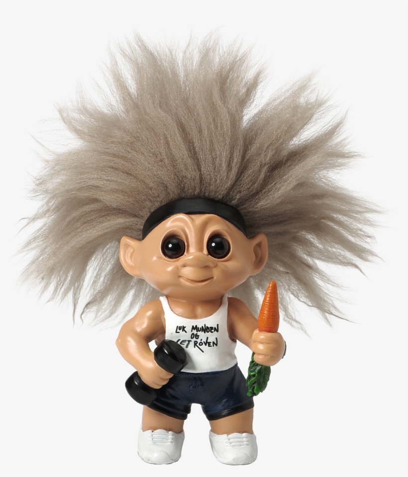 Lykketrold - Christian Bitz - Health Troll - Small - Lykketrold Figur Sundhedstrold Polyresin, Skind - Hos, transparent png #3112351