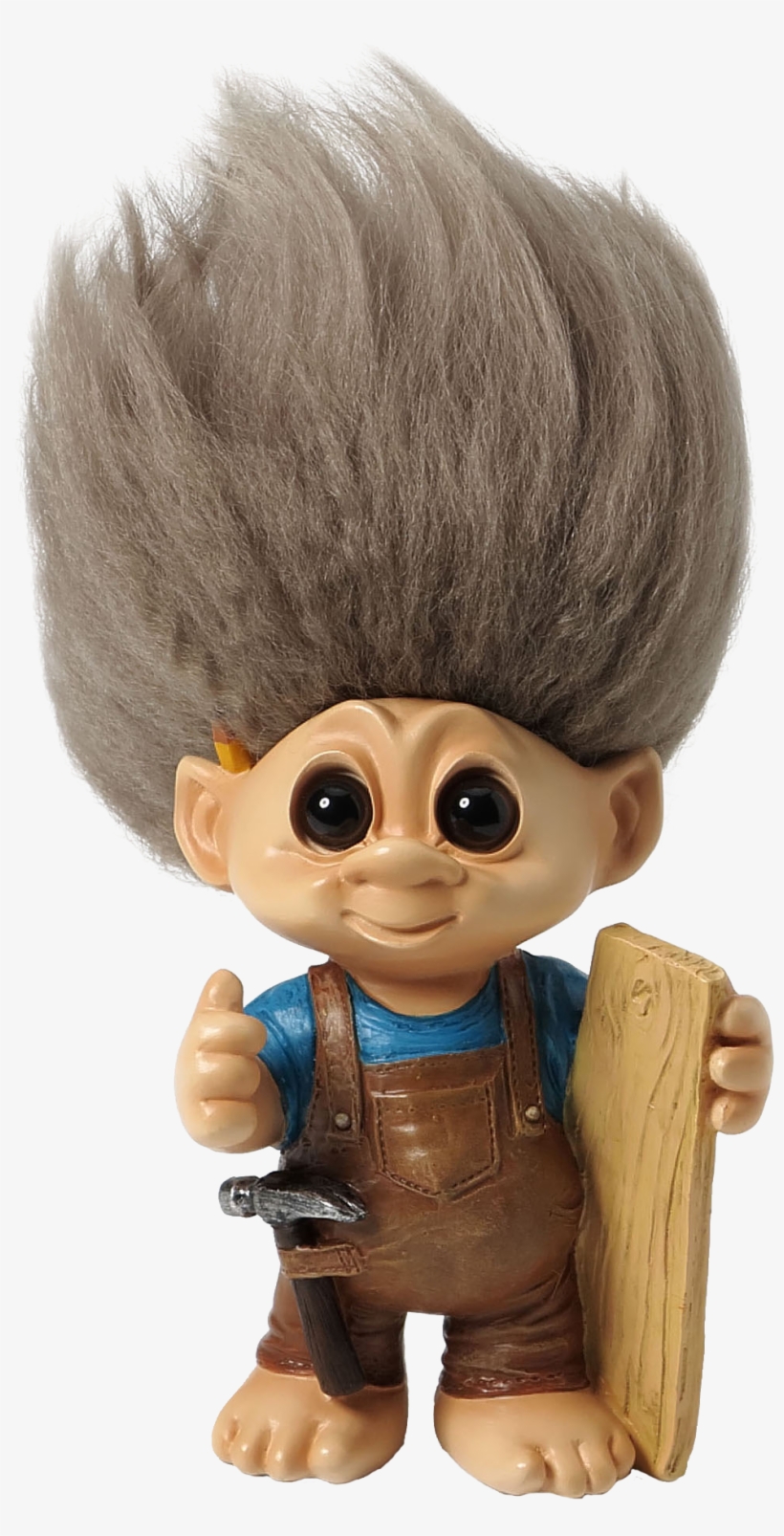 Lykketrold - Hustømrerne - Carpenter Troll - Small - Lykketrold - Tømrer Trold - Pyntefigurer Hos Coop, transparent png #3112458