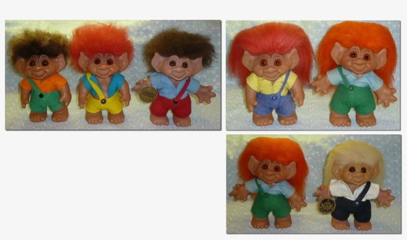 Limited Edition Girl Trolls- Shown Are Several Examples - Cartoon, transparent png #3112478
