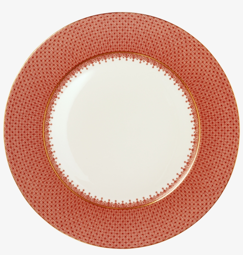 Mottahedeh Red Lace Service Plate, transparent png #3112805