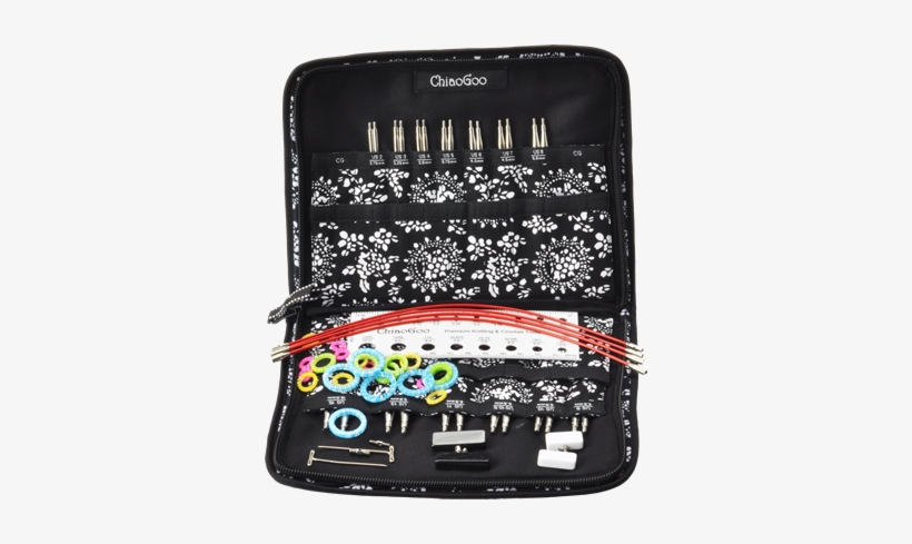 5" Twist Red Lace Interchangeable Needle Set Complete - Chiaogoo Twist Tip Interchangeable Complete Set 4 Inch, transparent png #3112970