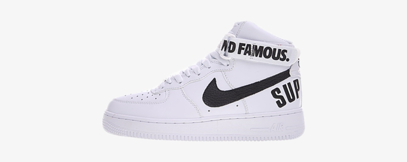 Quick - Nike Air Force 1 High Supreme Sp Mens 'supreme 698696-610, transparent png #3113265