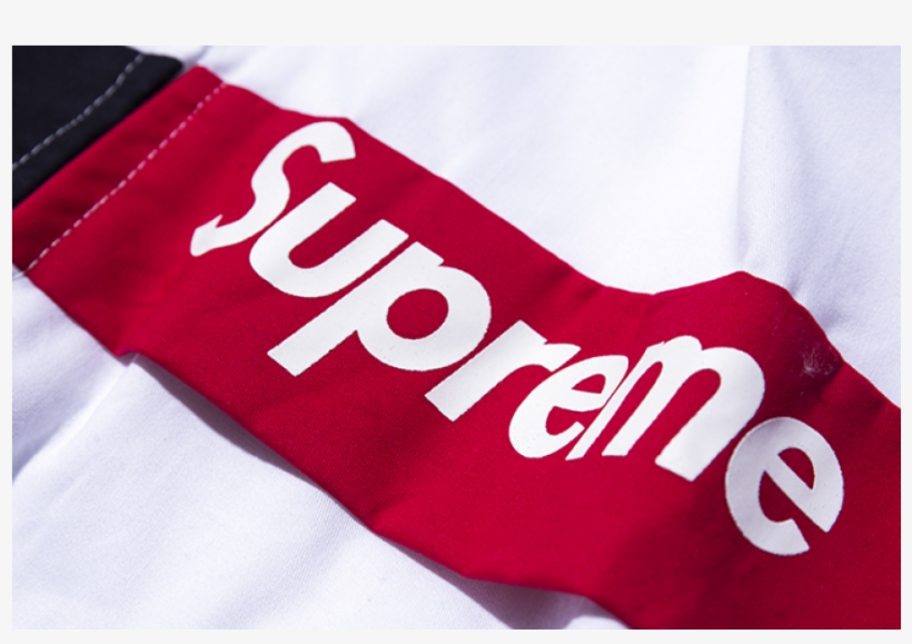 White And Red Supreme Jacket, transparent png #3113394