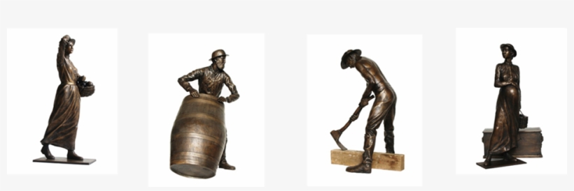 Bsastatues1 - Busselton, transparent png #3113906