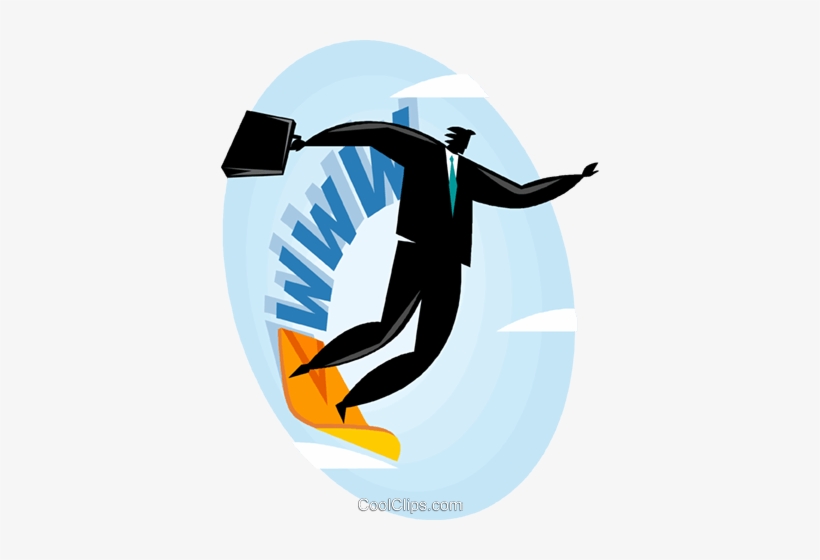 Surfing The World Wide Web Royalty Free Vector Clip - Microsoft Clip Art, transparent png #3114007
