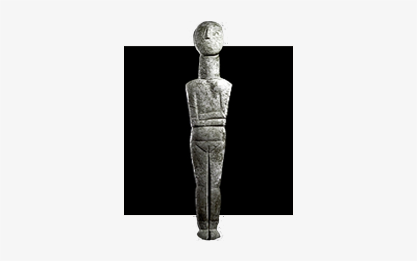 180 - Cycladic Female Figurine (canonical Type, Spedos Variety), transparent png #3114010