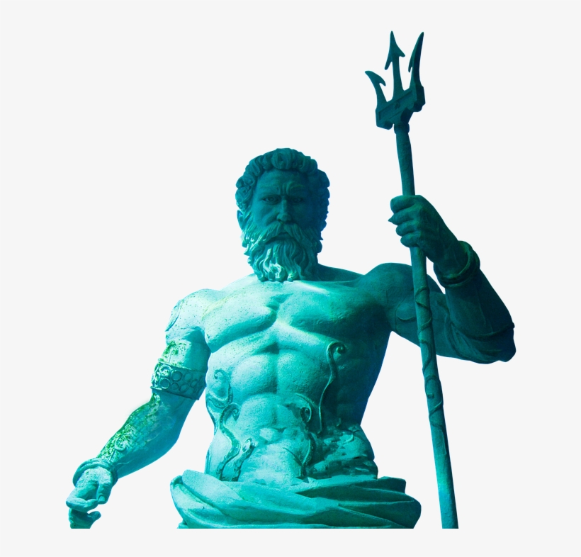 Statue, Art, Sculpture, Trident, Poseidon, Triton - Poseidon Gay, transparent png #3114030
