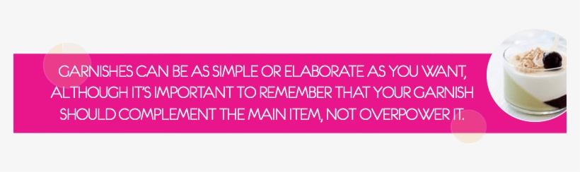 Garnish Can Be Simple - Lilac, transparent png #3114050
