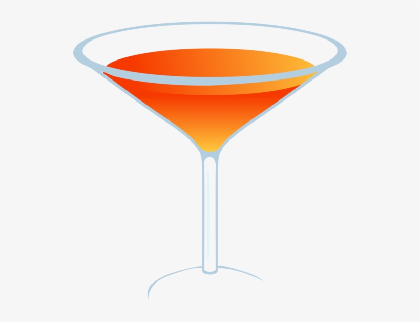 Cocktail Garnish Martini Cocktail Glass - Clip Art, transparent png #3114074