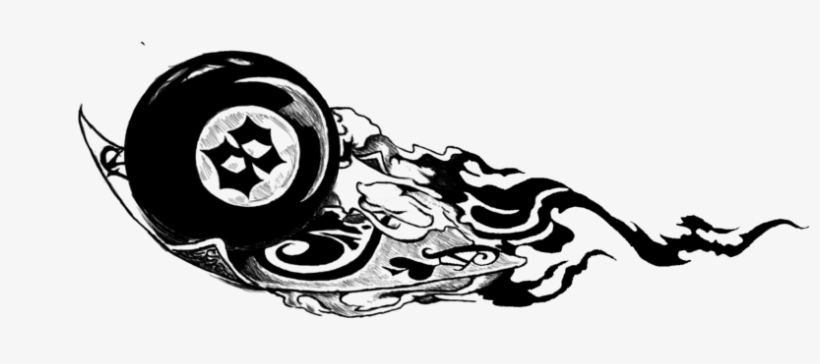 iconic tattoo style image of 8 ball 12037477 Vector Art at Vecteezy
